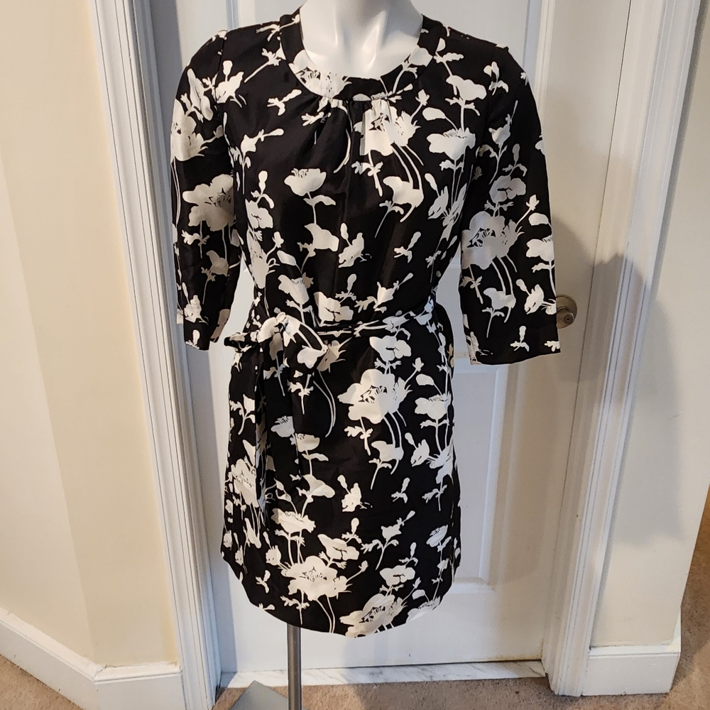 Kate Spade with Florence Broadhurst dress size 0, black and white